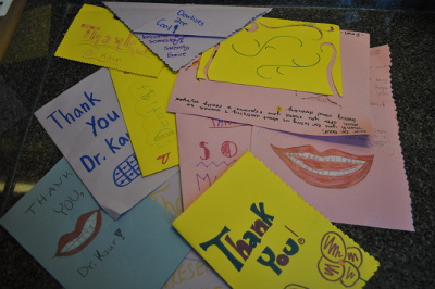children dentist thank you cards 1